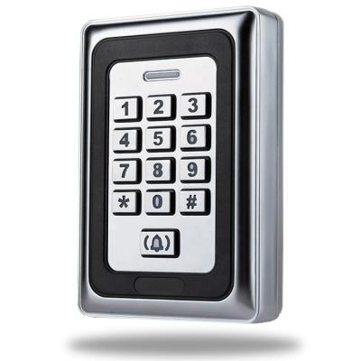 China 3000 Metal Keypad IP68 EM ID Card Keypad Reader Waterproof Standalone Door RFID Access Control Security Control Systems for sale