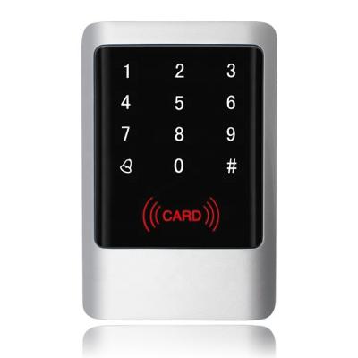 China Single Access 1000 Users Metal Shell Security Door Outdoor Wiegand Metal Case Touch-Screen Waterproof RFID Access Control Contact for sale