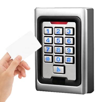 China 2000 Card User Card User Card Shenzhen Security Metal Wiegand Standalone Keypad Entry Access Access Control RFID Card Reader Commercial Access Control Systems for sale