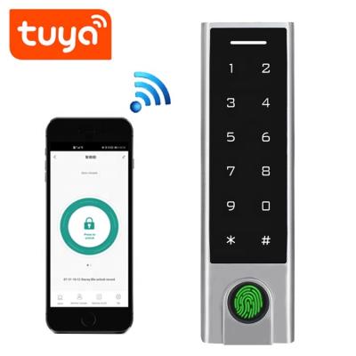 China Waterproof / Waterproof Biometric Smart Touch Keypad Rfid Fingerprint Access Control With Tuyasmart APP for sale