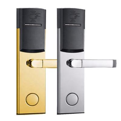 China Stainless steel with surface treatment plating E102 stainless steel case smart sdk smart electronic IC card RFID key indicator sdk door lock hotel for sale