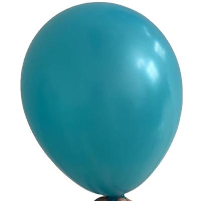 China Festival decoration selection hot sale 10/12 inch 2.8 gram pearl lake blue latex balloons wedding party decoration for sale