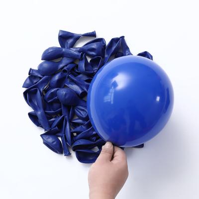 China New Promotional Dark Blue Latex Balloon Party Balloon Factory Retro Toy Retro Sale for sale