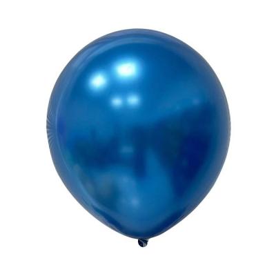 China Factory Direct Sale Blue Party High Quality Metal Latex Balloon 5/10/12inch Wholesale for sale