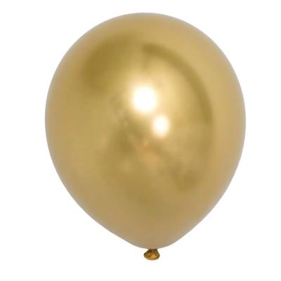 China Wholesale 5/10/12inch High Quality Factory Direct Latex Balloon Gold Party Metal for sale