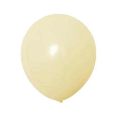 China Wholesale 5/10/12/18inch Party Macaron Balloons High Quality Latex Balloons Yellow Balloons For Girls Birthday Party for sale