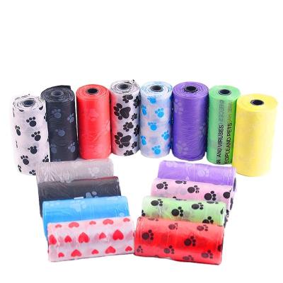 China Printed Sustainable Selection 15 Dog And Cat Supplies Wholesale Cleaning / Pet Waste Bag Dog Environmental Protection Cleaning Roll for sale