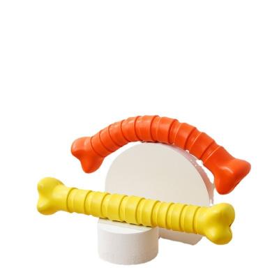 China Sustainable Amazon's New Pet Toy Is A Bite-Resistant, Noise-Making Dog Toy Clean Teeth Dog Puppy Chew Toy Cleaning Dog Bone for sale