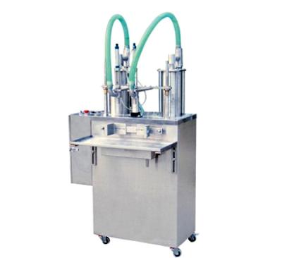 China 2 Nozzle Piston Shampoo Filling Machine 100ml-1000ml Semi Automatic for sale