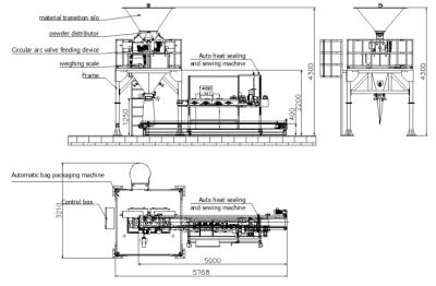 China Weighing Type Chemical Packaging Machine Packing Speed 300bags/hour SS304 Material for sale