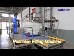 200kg-1t semi-automatic ibc tank filling machine for pesticide and chemical