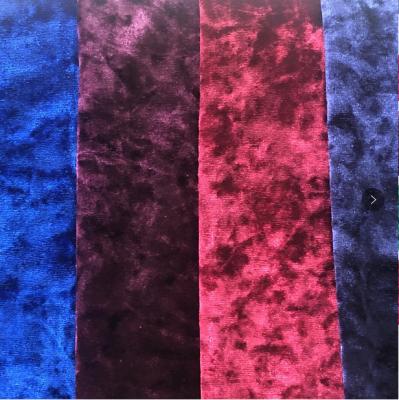 China Stretch Ice Flower Velvet Fabric Warp Knitting For Clothing Fabric for sale