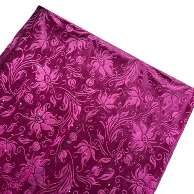 China Breathable Polyester Korea Velvet Fabric For Cloth Making Sleepwear for sale