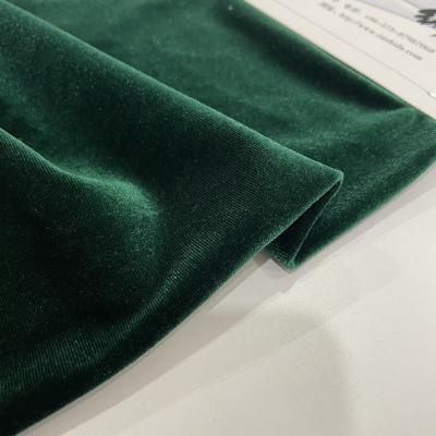 China Breathable Velvet Fabric Korean Spandex Polyester Velvet For Dress Warp Garment Knitting Fabric for sale