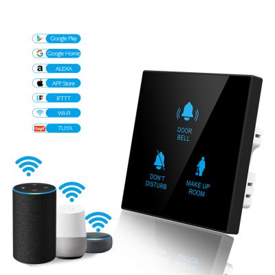 China 3 Band Smart Switch Voice App Operated Smart Band Light Alexa Google Home Wifi Lamp Switch 3 Smart Switch for sale