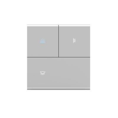 China New Metal Style Zigbee Radio Mechanical Panel SQIVO Smart Switch For Voice Control for sale