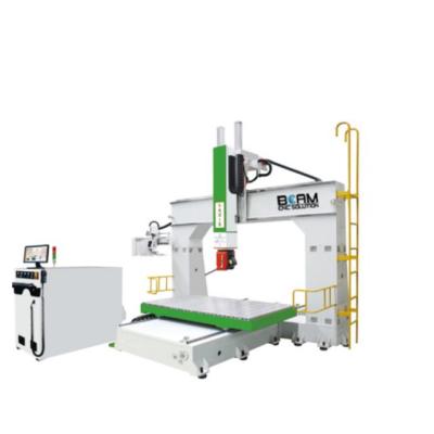 China Hotels 5 Axis CNC Router Foam Wood Mold Marking ATC 5axis CNC Router For Wood Foam for sale