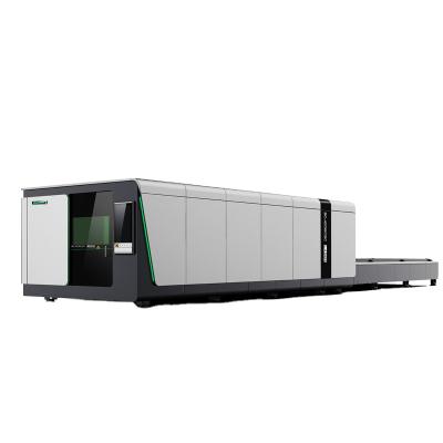 China Laser CUTTING Fiber Laser Machine With Interchange Table 1000W IPG Full Coverage Fiber Laser Cutting Machine Te koop