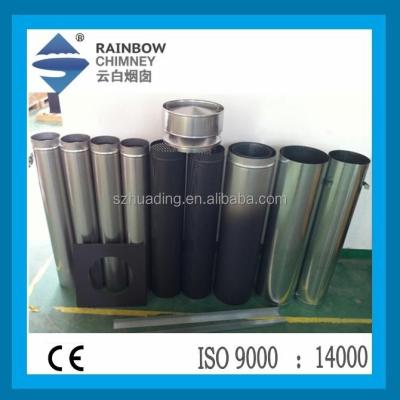 China Australia Galvanized Single Wall Chimney Flue Kits 5