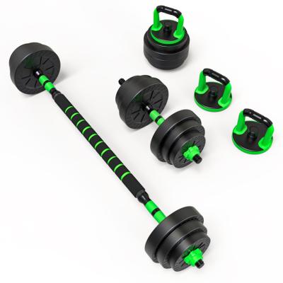 China Home Use Gym Fitness Equipment Cement Exercise Dumbbell Used Adjustable Weightlifting Dumbbell 40kg Set for sale