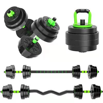 China Universal Gym Equipment Fitness Cement 40kg Dumbells Rubber Adjustable Dumbbell Set Dumbles Dumbbell Set for sale