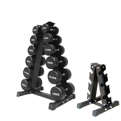 China Universal Gym 3 Tier Commercial Gym Use Dumbbell Storage Hex Dumbbell Set Dumbbell Storage Rack Rack for sale