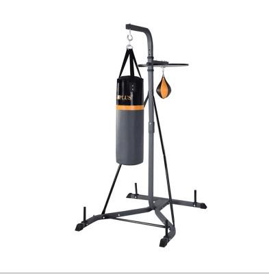 China 2020 New Style Exercise Boxing Gymnasium Cantilever Rack Fitness Equipment Mobile Sandbag Rack for sale