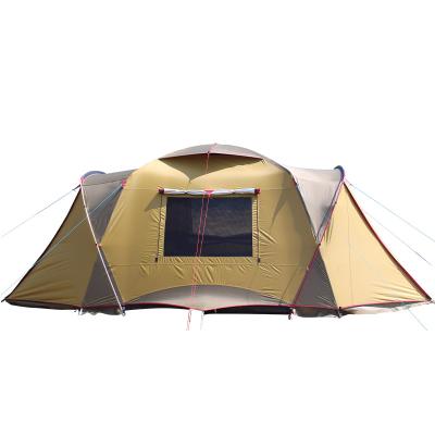 China Hot Sale Good Quality Sun Proof Big Space Family Waterproof Outdoor Camping Tent 6 Person for sale