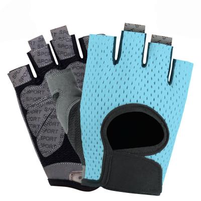 China High Quality Comfortable Half-finger Non-slip Cycling Glove Fitness Gym Sports Recycling Gloves for sale