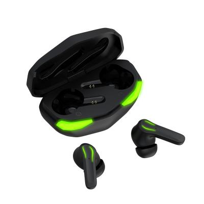 China Mini Gamer Wireless Earphone Headphones Sports Handfree TWS Earbuds Cool Multicolor Mobile LED Low Latency Lights Gaming Headset D17 for sale