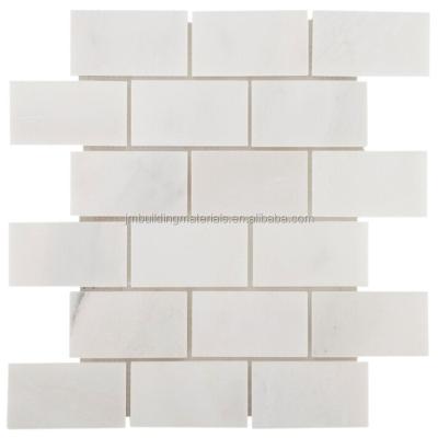 China Modern White Carrara Marble 2*4 Subway Tile-Stone Subway Tile for sale