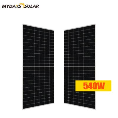 China Mydayssolar Monocrystalline Silicon IP68 Waterproof 10 Years Warranty High Efficiency 540W Solar Panel For Outdoor Home Use for sale