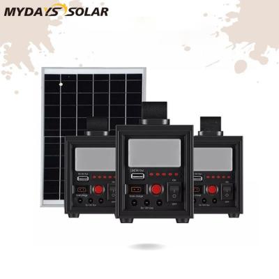 China Other Mydayssolar Outdoor Emergency 20 40 60W Solar Portable Power Station For RV Camping Fishing Off Road Hunting Backyard Escape for sale