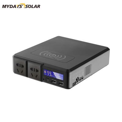 China Wireless Mydayssolar Outdoor Portable Emergency 41600mAh 110V 220V 200W Charging Station (10w) With Wireless AC Outlets Dual USB Output for sale