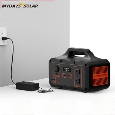 China Portable Solar Panel Charging Mydayssolar Mini Generator Emergency 4 Ways Recharge 600W 680WH Power Station For CampingTraveling Outdoor Fishing for sale