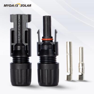 China PPO Mydayssolar IP67 1000V 1500V Waterproof Male Female Extension Cable Solar MC4 Connector for PV System for sale