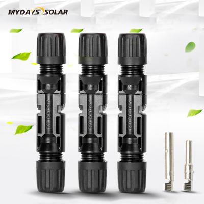 China Mydayssolar photovoltaic thickened copper core PPO waterproof plastic solar photovoltaic connector DC6000V for sale