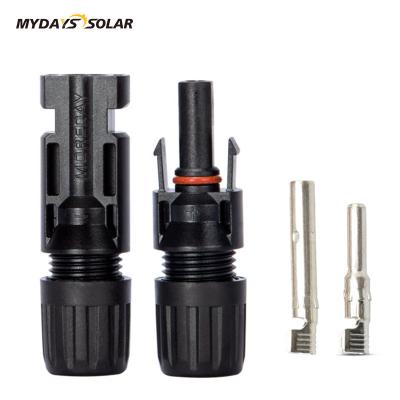 China Mydayssolar Photovoltaic Standard Flame Retardant Material IP67 Waterproof Connector For Solar System for sale