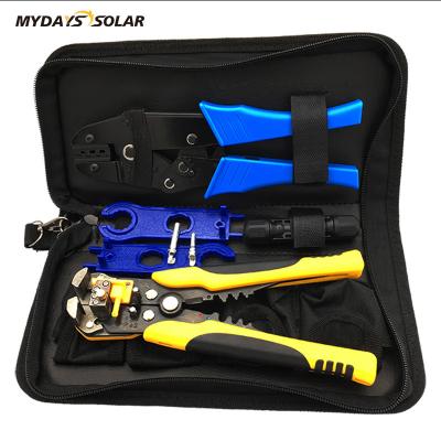 China Mydayssolar Carbon Steel Hardware Wire Cable Crimper Kit Accurate Design Complete Locking Panel Steel Installation Tool Mydayssolar Sets for sale