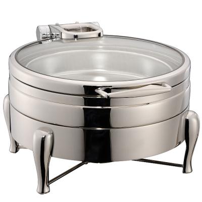 China 201 Similar to Athena Style High Quality Chafing Dish with Glass Lid for sale