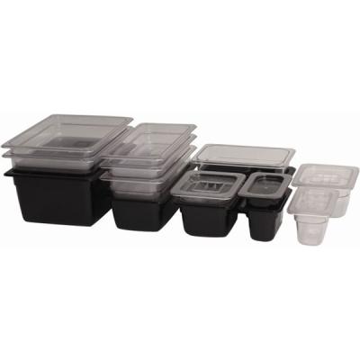 China Polycarbonate Kitchen Equipment Tool Food Storage Containers Plastic PC Various Size Food Pans GN Pan For Hotel Restaurant Kitchen for sale