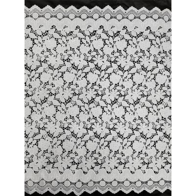 China 100% Water Soluble African Polyester Lace Fabric Wholesale Water Soluble Lace Fabric For Wedding for sale