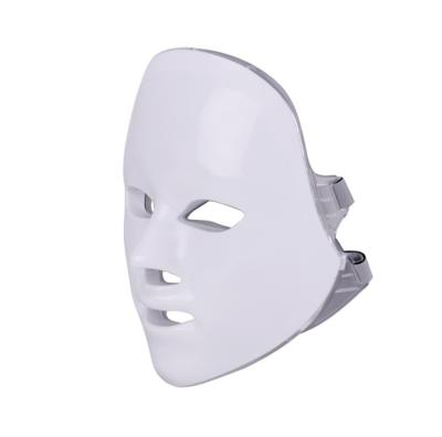 China Dye Removal Facial Massager Device Photon Light Therapy Led Mask 7 Colors Led Light For Home Use Massage Mask for sale