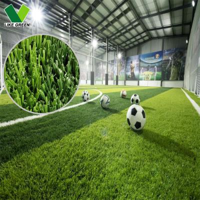 China Free Sample Cheap Non Infill Outdoor Soccer Turf Artificial Grass Sports Court 35mm for sale