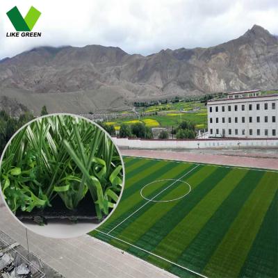 China Outdoor Soccer Field 30mm High Density Non Infill Artificial Football Grass Professional Turf for sale