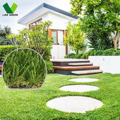 China Realistic Garden Decoration Pet Mat Garden Grass Field Landscaping Artificial Grass for sale