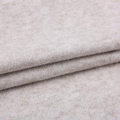 China Double Sided Stretch Polyester Nylon Rayon Blend Cashmere Knit Fabric For Garments for sale