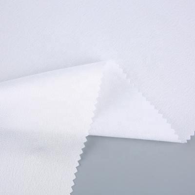 China Wholesale Plain White Woven Stretch Hot Sale Polyester Bubble Satin Fabric For Clothes for sale