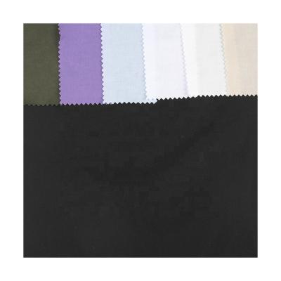 China Plain Anti-Wrinkle Poplin Fabric Many Colors Factory Direct Sale 40/40 98% 2% Cotton Tear-Resistant Spandex for sale