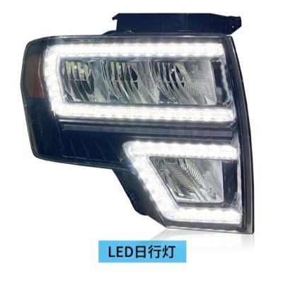 China Car Styling Headlight For Ford Raptor F150 F-150 Auto 2009-2014 LED Headlights Lamp DRL Signal Projector Lens Accessories for sale